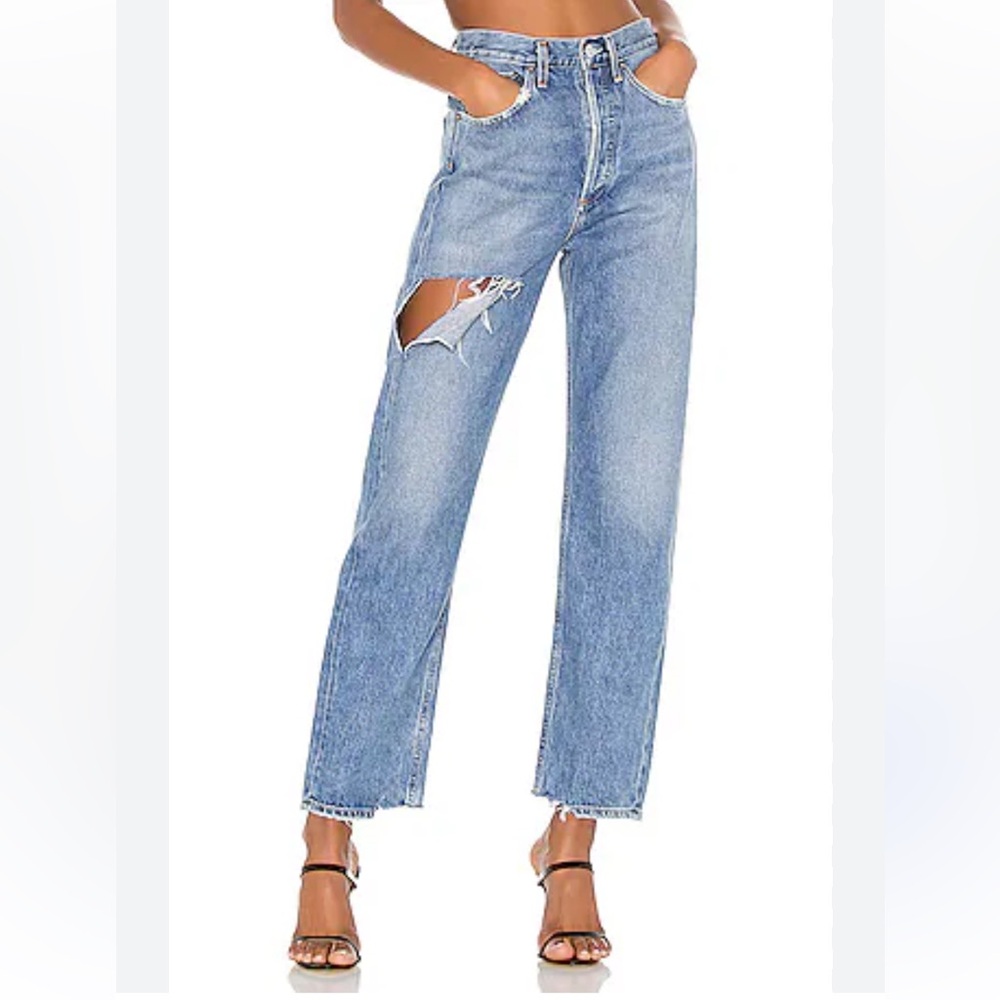 Agolde 90s, Mid Rise, Loose Fit, color Portal, size 25